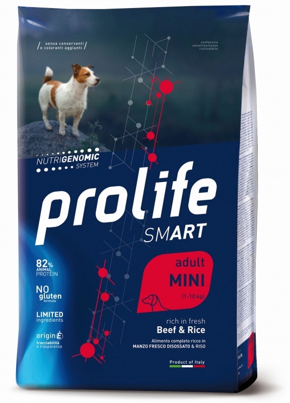 Prolife Smart Adult Mini Manzo E Riso Cane 600g-1