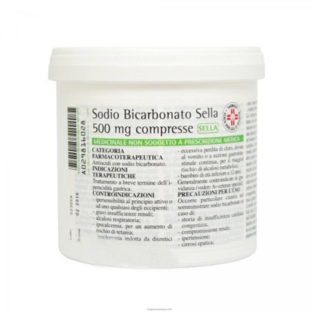 Sodio Bicarbonato (Sella)*1000 Compresse 500mg-2