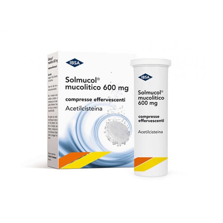 Solmucol Mucolitico* 30 Compresse Effervescenti 600mg  - 1