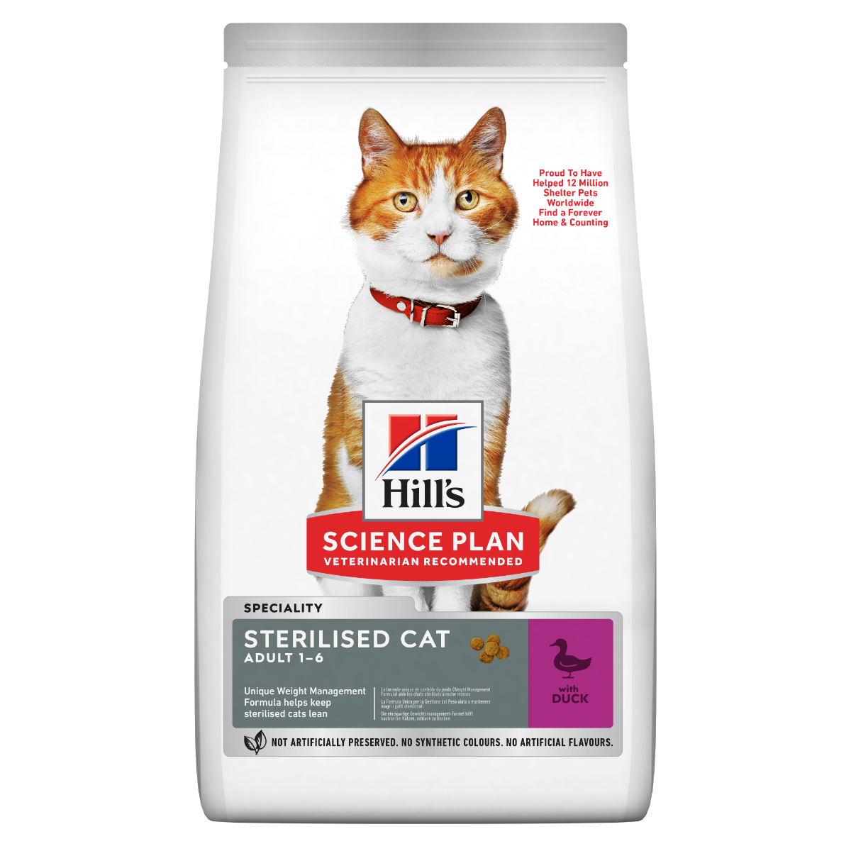 Hill's Science Plan Sterilised Cat Adult Alimento Per Gatti Con Anatra Sacco 1,5kg-1