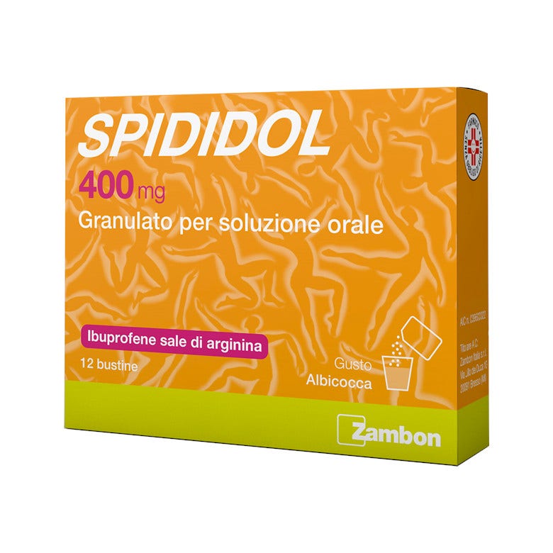Spididol Granulato 12 Bustine 400mg Gusto Albicocca  - 1