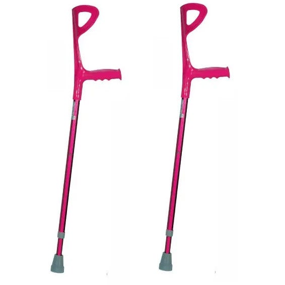 Stampelle Canadesi Rosa 1 Paio-3