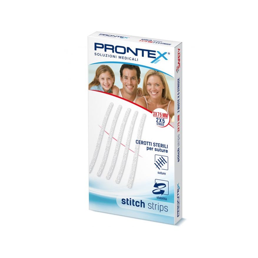 Prontex Stitch Strips 3x75mm 10 Pezzi  - 2
