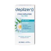 Depilzero 20 Strisce Depilatorie Viso Bikini  - 2