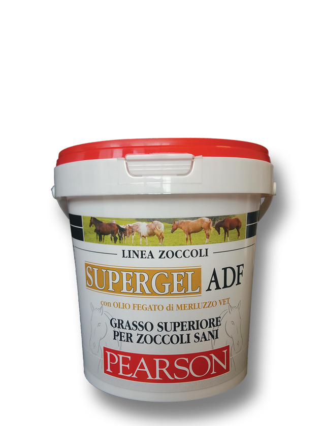 Guglielmo Pearson Supergel ADF Grasso Superiore Giallo Olio Di Fegato Di Merluzzo Per Zoccoli Equini 1kg-1