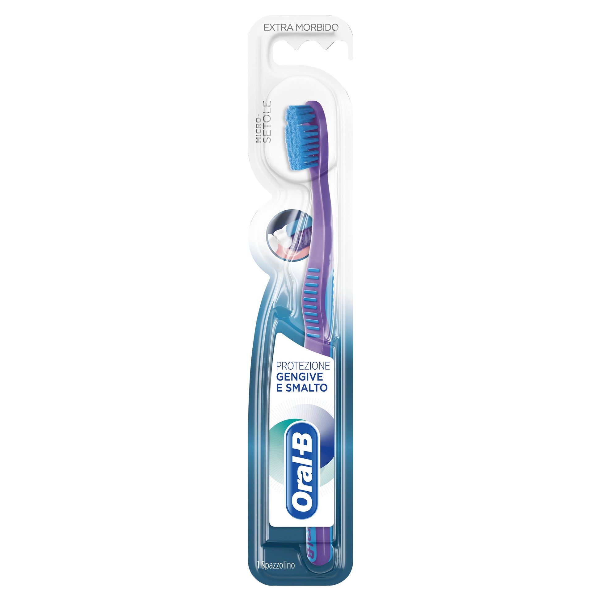 Oral B Spazzolino Protezione Gengive Smalto Extra Soft-1