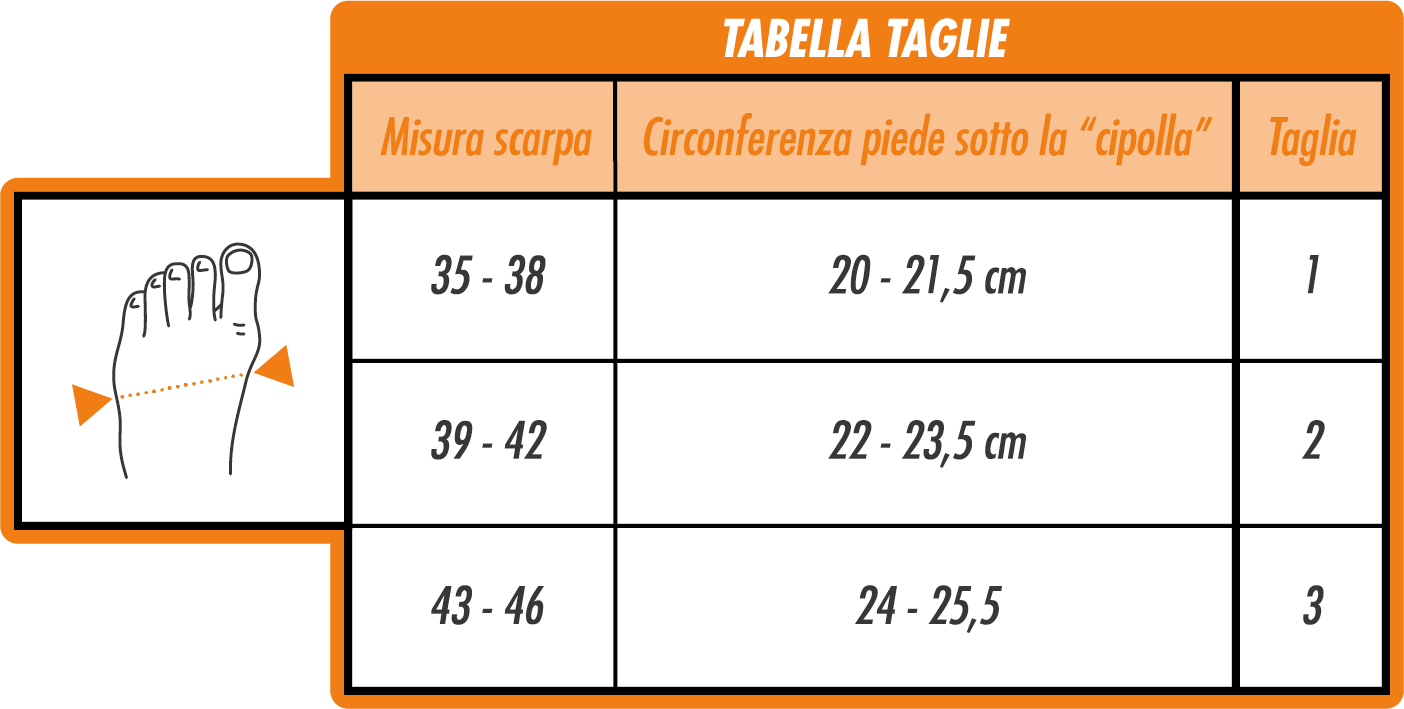 Ekeep H1 Hallux Valgus Tutore Diurno Alluce Valgo Taglia 3  - 4