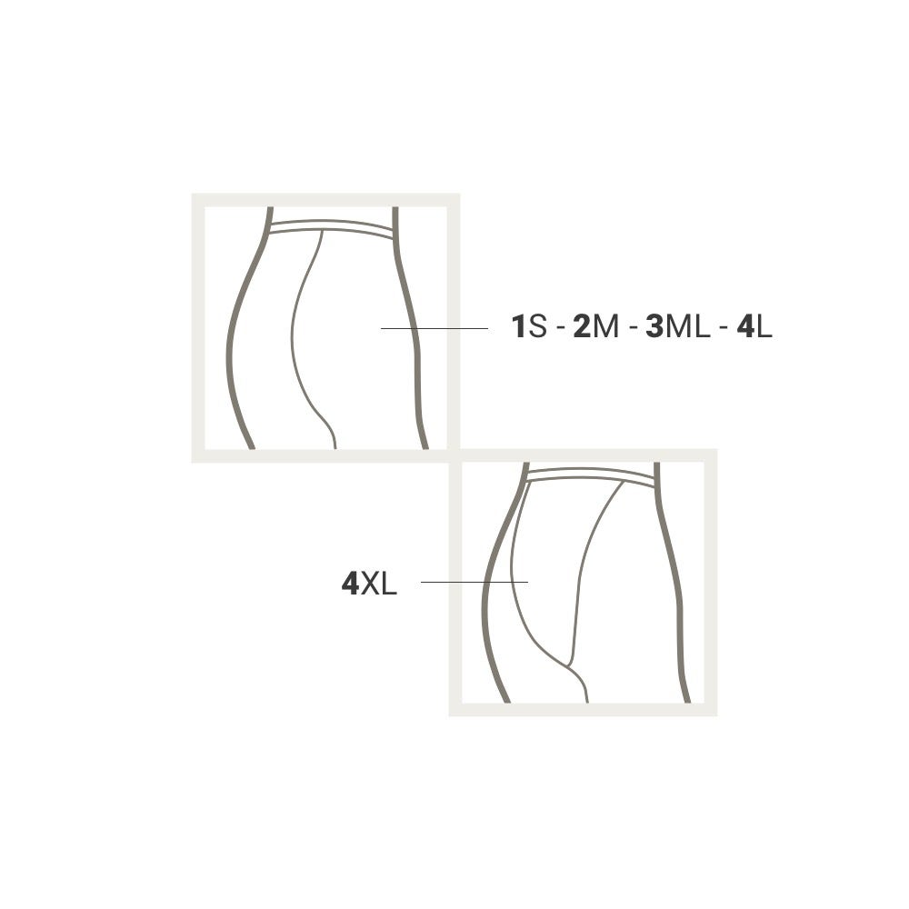 Solidea Collant Wonderful Vita Alta Hips Shaper 70 Denari Opaco Nero Taglia 3-ML-3