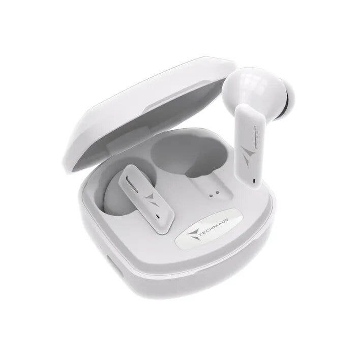 Techmade Auricolari Senza Filo Con Box Di Ricarica White-4