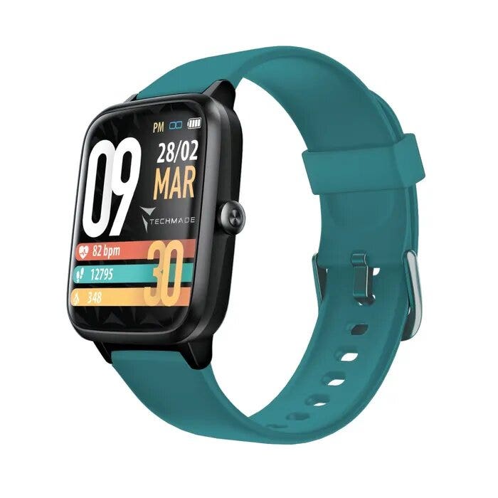 Techmade Smartwatch Sport Con GPS Integrato Green-8