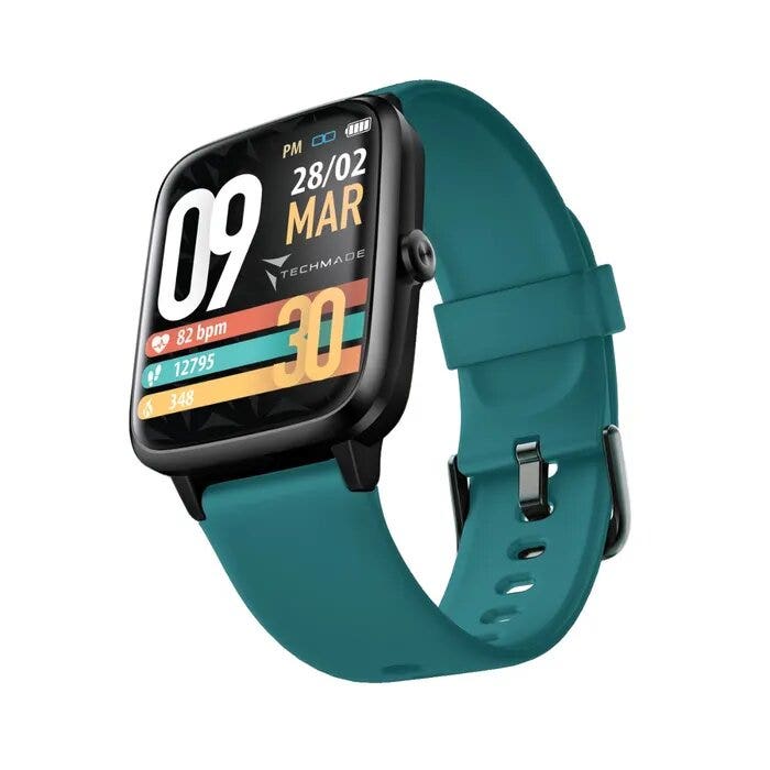 Techmade Smartwatch Sport Con GPS Integrato Green-11