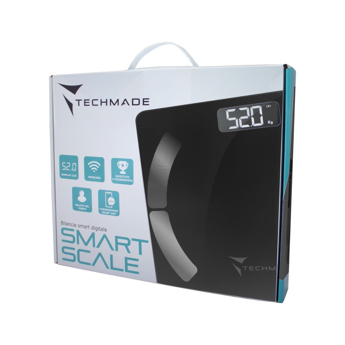 Techmade Bilancia Smart Digitale Black-5