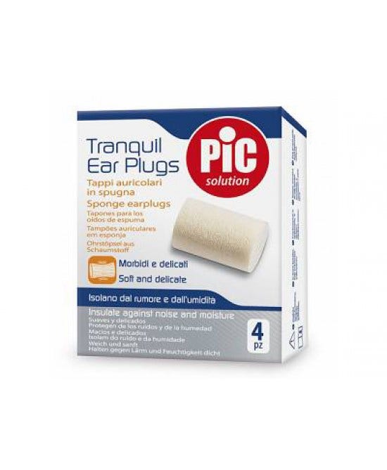 Pic Tranquil Tappi Auricolari Spugna 4 Pezzi  - 2