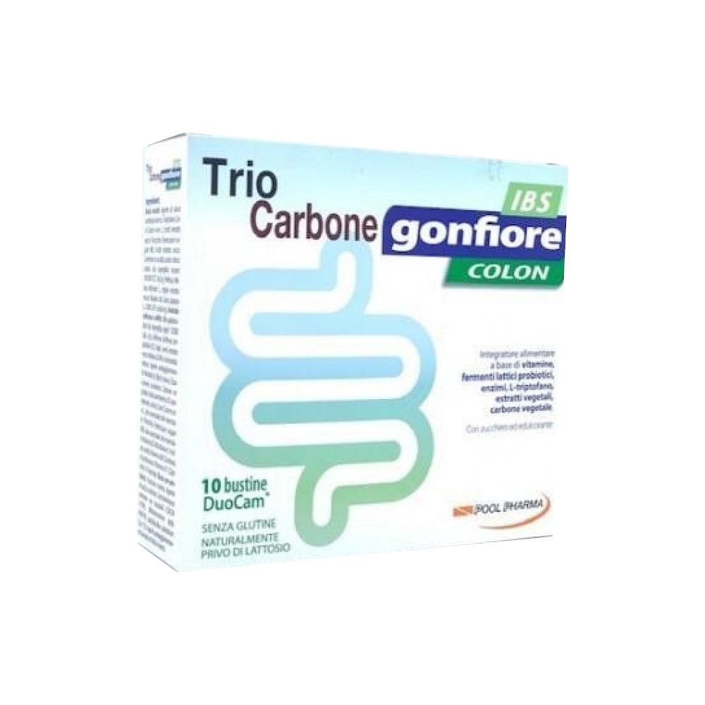 Triocarbone Gonfiore Ibs 10 Buste Duocam Da 2g+1.5g-1