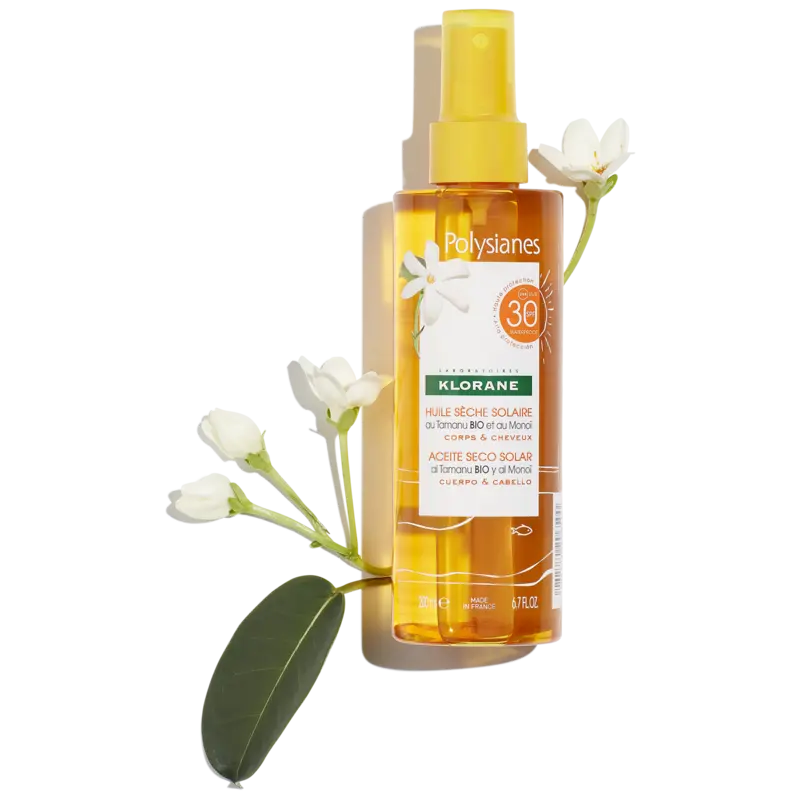 Klorane Olio Secco Solare SPF30 Corpo E Capelli 200ml