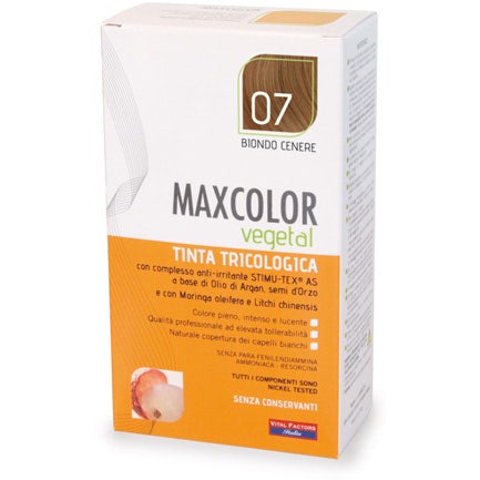 Max Color Vegetal Tinta 07 Biondo Cenere 140ml  - 2