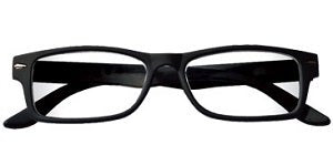 Vintage Occhiale Premontato Prontoleggio Vintage Nero Diottrie +3.00  - 1