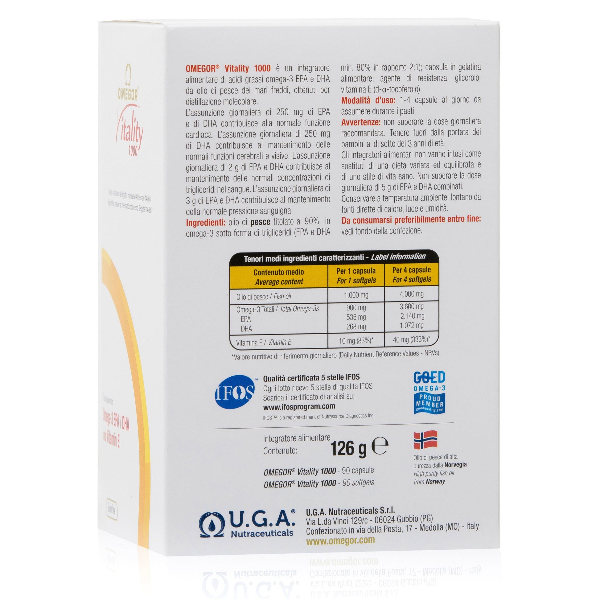 Omegor Vitality 90 Capsule  - 3