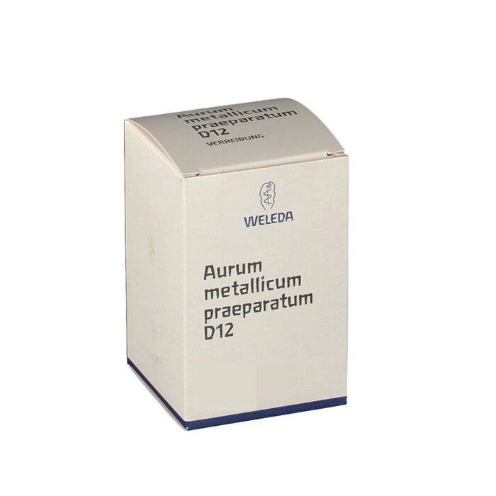 Weleda Aurum Metallicum Praeparatum D12 medicinale omeopatico polvere 50g-1