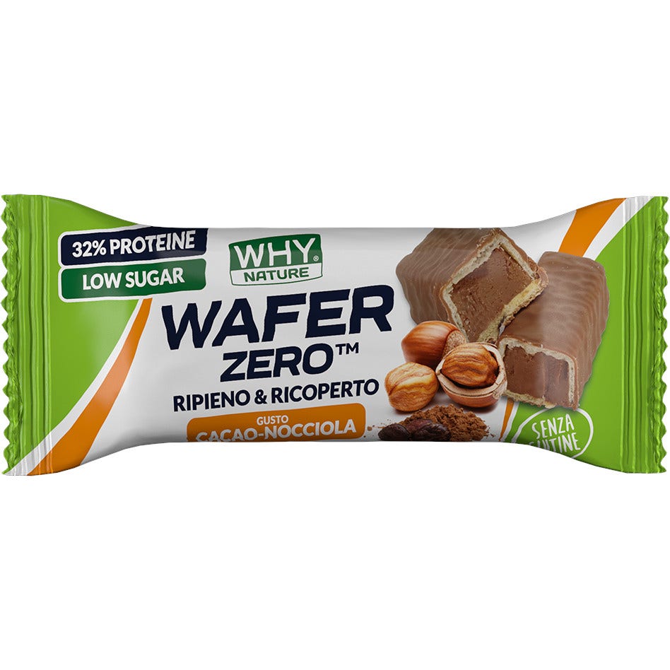 Why Nature Wafer Zero Cacao-Nocciola 35g  - 1