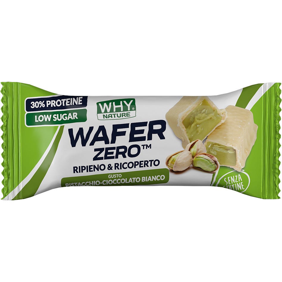 Why Nature Wafer Zero Pistacchio/Cioccolato Bianco 35g  - 1