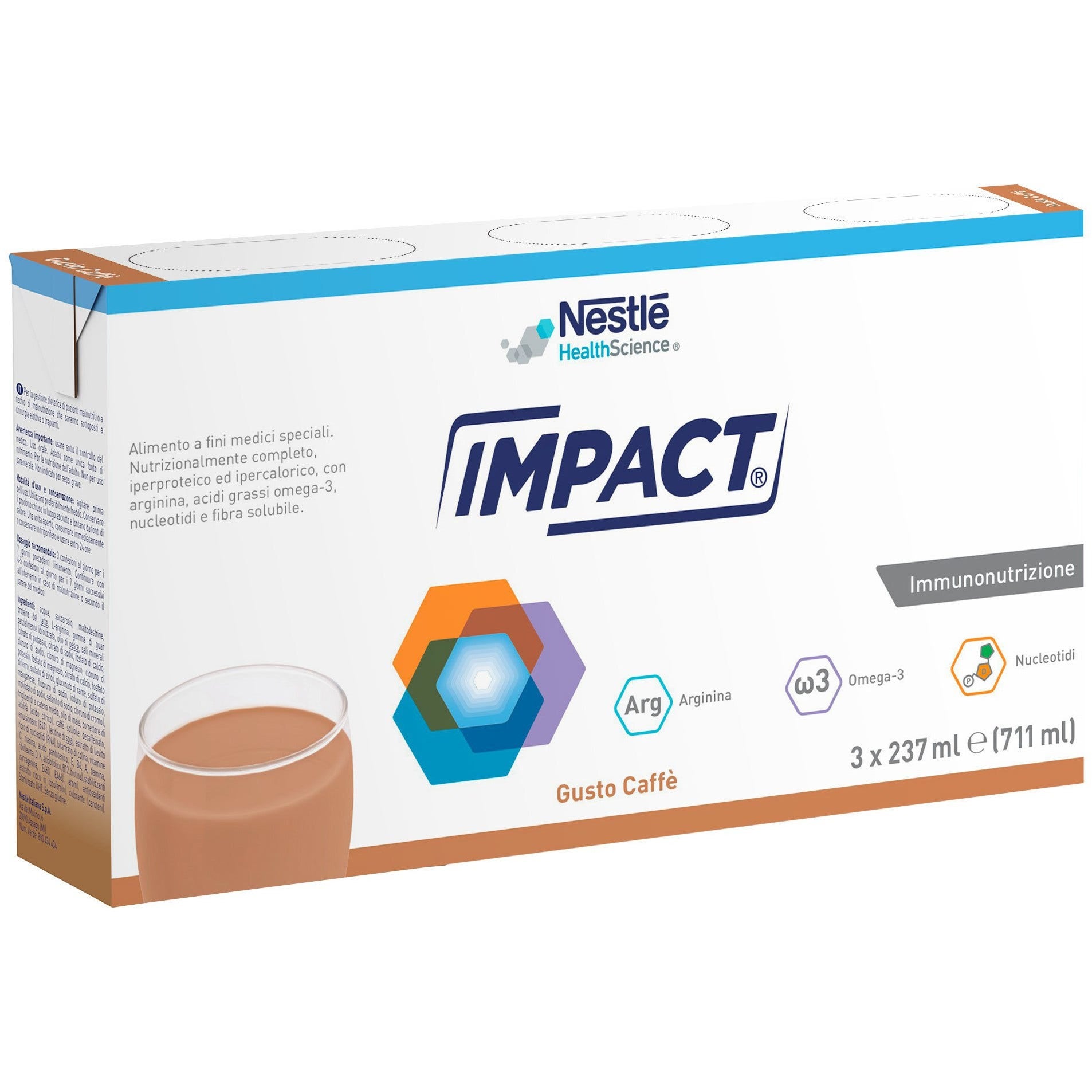 Nestlè Impact Oral Caffè 3x237ml  - 3