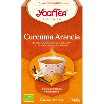 Yogi Tea Curcuma Arancia Infuso 17 Bustine 34g - 1
