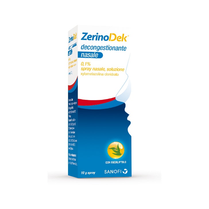 Zerinodek Decongestionante Nasale Spray Soluzione 0,1% 10ml  - 7