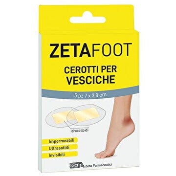 Zeta Foot Cerotto Idrocolloidale Vesciche Spray 5 Pezzi  - 1