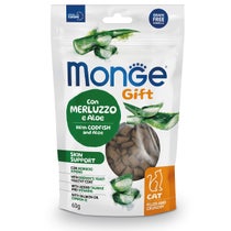 Monge Snack Gift Adult Skin Support Con Merluzzo E Aloe Filled And Crunchy 60g-1