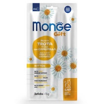 Monge Snack Gift Soft Sticks Kitten Trota Fresca Con Camomilla 45g-1