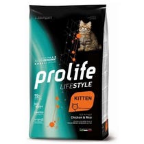 Prolife Lifestyle Pollo Fresco Disossato E Riso Cibo Secco Per Gattini Sacco 1,5kg-2