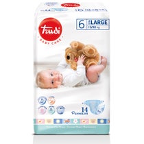 Trudi Baby Care Pannolini Bambini Extra Large 15/30kg 14 Pezzi-2