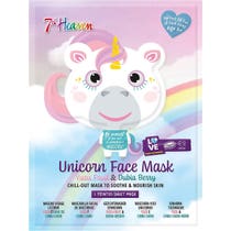 7th Heaven Maschera Viso Tessuto Stampa Unicorno Adulti/Bambini 8 Anni+-1