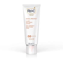 Roc Fluido Solare Viso Anti-Rughe Levigante SPF50+ 50ml - 1