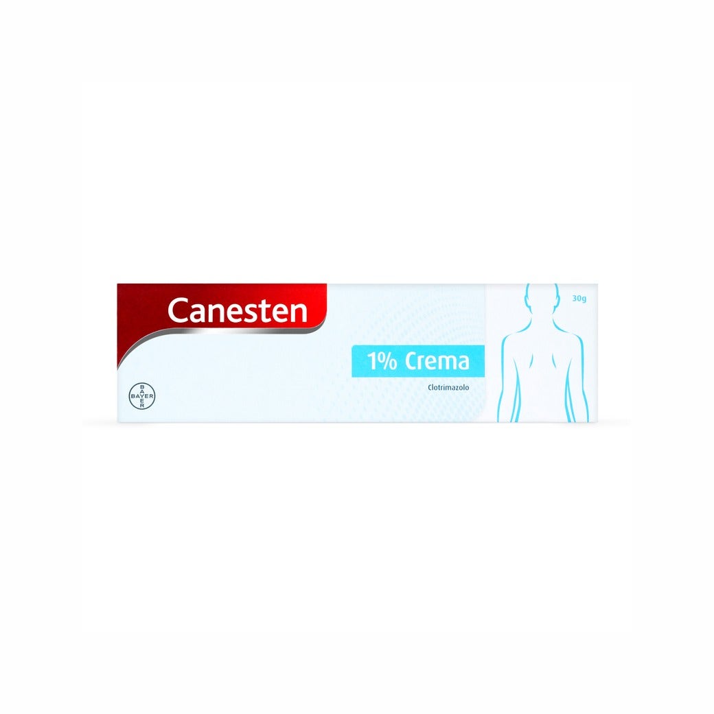 Canesten Crema Antimicotica Uso Dermatologico Funghi e Micosi Con 1% Clotrimazolo 30gr-0