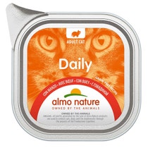 Almo Nature Daily Menù Cibo Umido Con Manzo Per Gatti Adulti Vaschetta 100g-1