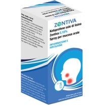 Ketoprofene Sale Di Lisina Zentiva Spray Mucosa Orale 15ml 0,16%-1