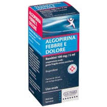 Algopirina Febbre Dolore Bambini 100mg/5ml Gusto Fragola 150ml-1