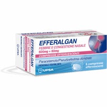 Efferalgan Febbre E Congestione Nasale 8 Compresse Effervescenti 500mg + 60mg-2