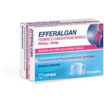Efferalgan Febbre E Congestione Nasale 10 Bustine 500mg + 60mg-1