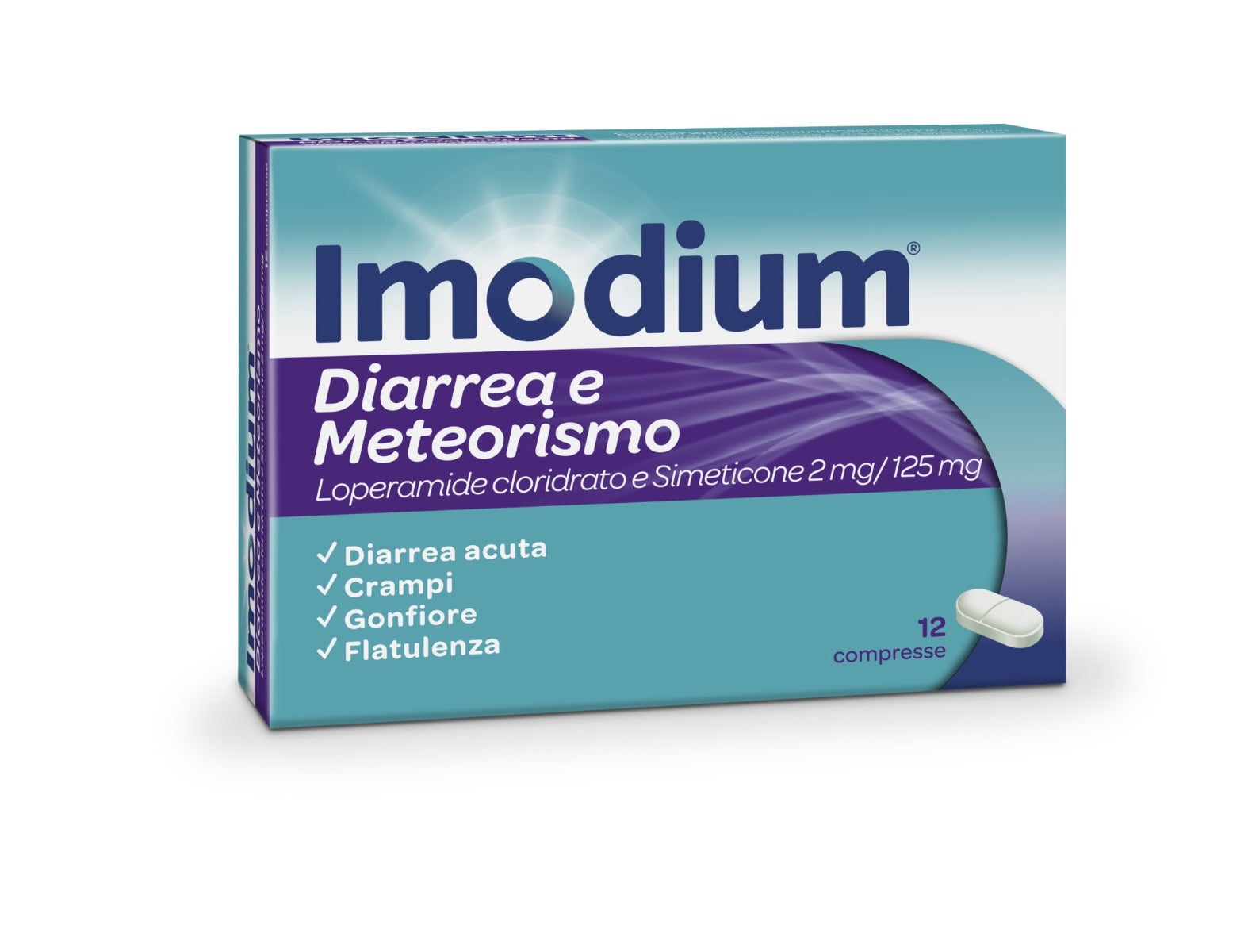 Imodium Diarrea e Meteorismo 12 Compresse-18