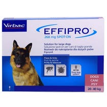 Vibrac Effipro Spot-On Soluzione 268mg Per Cani Taglia Grande 24 Pipette-2
