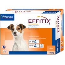 Effitik Spot-On Soluzione 4 Pipette 1,10ml 67mg+600mg Cani Da 4 a 10kg-1