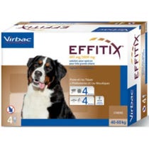 Effitix Spot-On Soluzione 4 Pipette 6,60ml 402mg + 3600mg Cani Da 40 A 60Kg-2