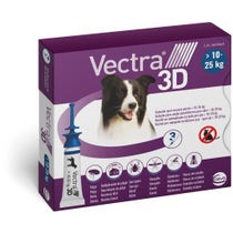Vectra 3D Blu Antiparassitario Cani 10 - 25 Kg 3 Pipette-1