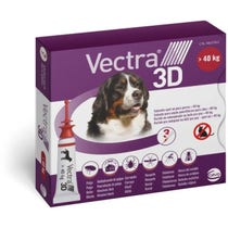 Vectra 3D Spot-on 3x8ml Antiparassitario Cani >40kg Tappo Rosso-1