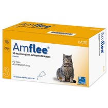 Amflee Spot-On Soluzione 3 Pipette 0,5ml 50mg Gatti-1