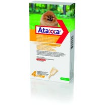 Ataxxa Spot-On* 0,4ml 40mg + 200mg Cani Fino a 4kg 4 Pipette-1
