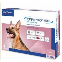 Effipro Duo Spot-On Soluzione 4 Pipette 2,68ml 268mg + 80,4mg Cani Da 20 A 40Kg-1